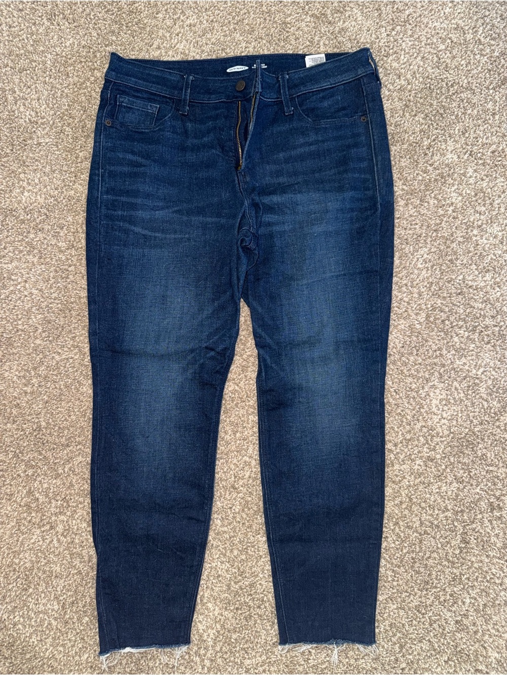 Old Navy Dark Blue Cropped Ankle Jeans
